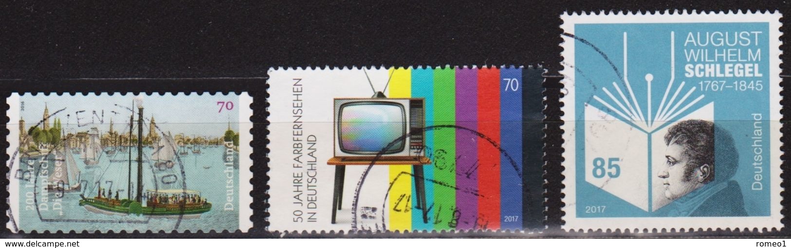 2017: Bund Mi.Nr. 3279, 3329 + 3332 Gest. (d379) / Allemagne Mi.No. 3279, 3329 + 3332 Obl. - Gebraucht