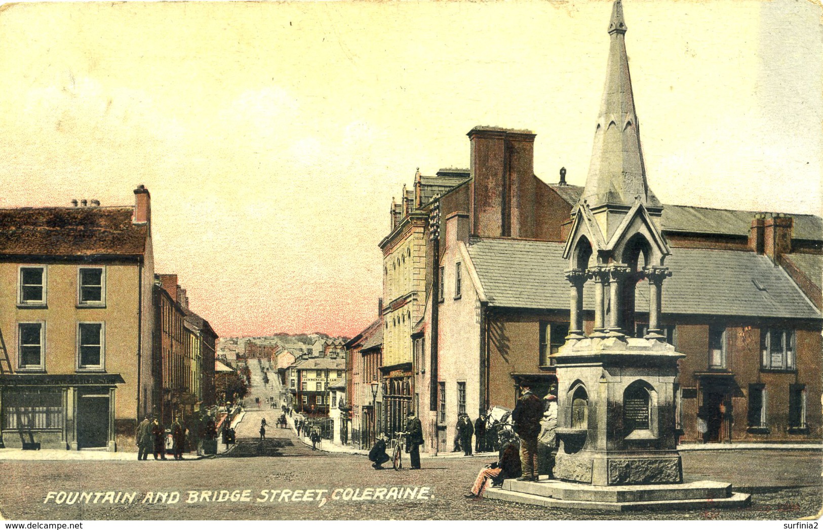 LONDONDERRY - COLERAINE - FOUNTAIN AND BRIDGE STREET 1907  I465 - Londonderry