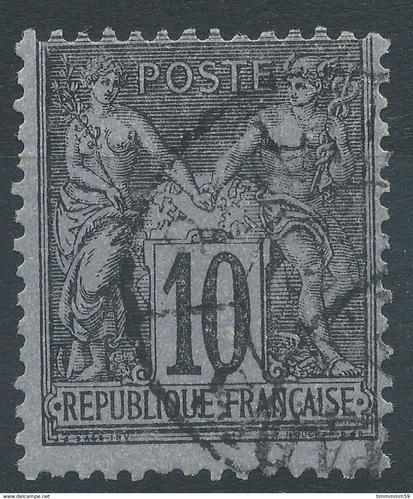 Lot N°38163   N°89, Oblit Cachet à Date De PARIS Journaux - 1876-1898 Sage (Type II)