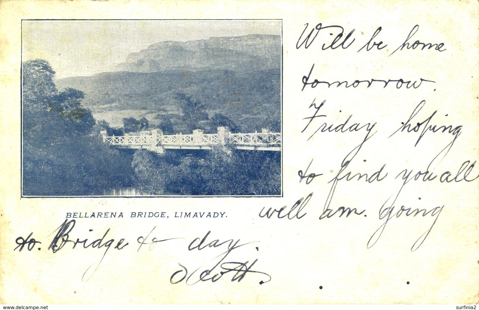 LONDONDERRY - LIMAVADY - BELLARENA BRIDGE 1904  I468 - Londonderry