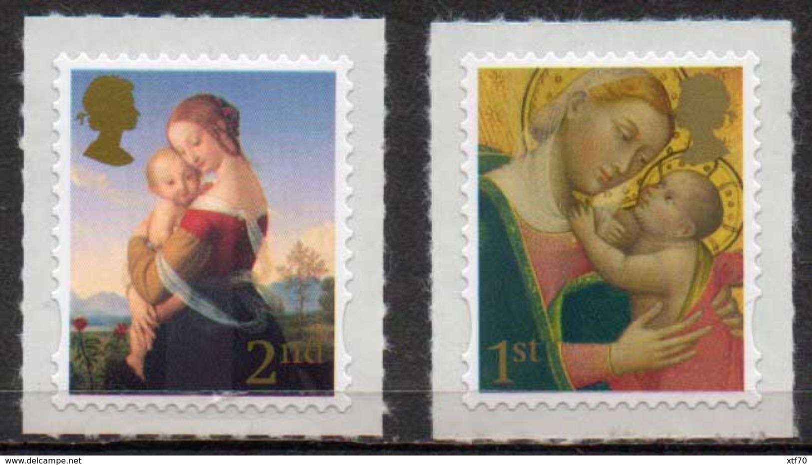 GREAT BRITAIN 2007 Christmas: Paintings Of The Madonna And Child - Unused Stamps