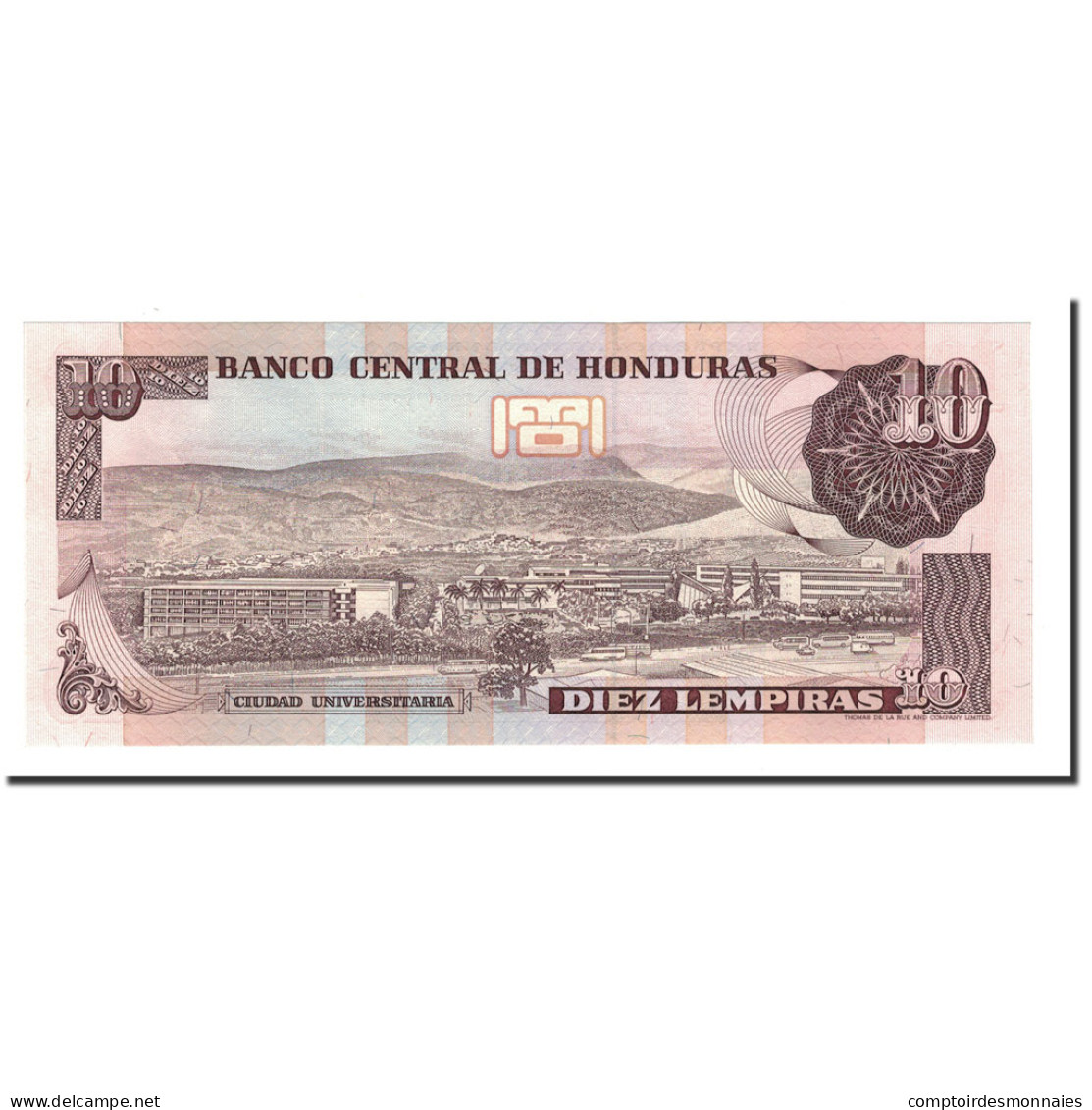 Billet, Honduras, 10 Lempiras, 1989, 1989-09-21, KM:70a, NEUF - Honduras