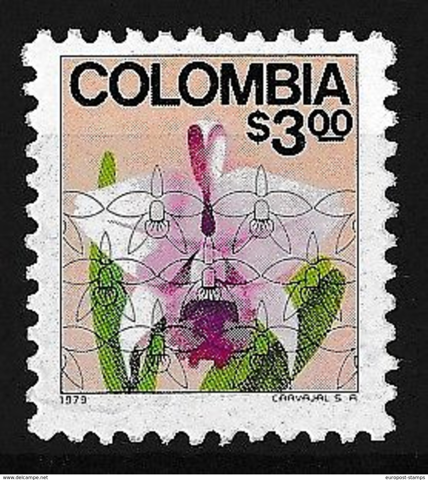 [63730] Colombia 1979 Flora Flower Blume From Set MNH - Other & Unclassified