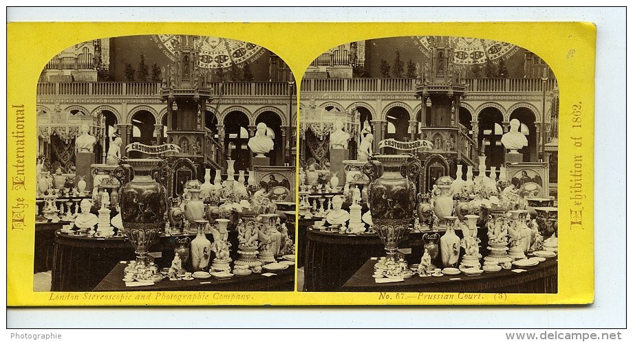 Londres Exposition Universelle De 1862 La Prusse Ancienne Stereo Photo London Stereoscopic - Stereoscopic