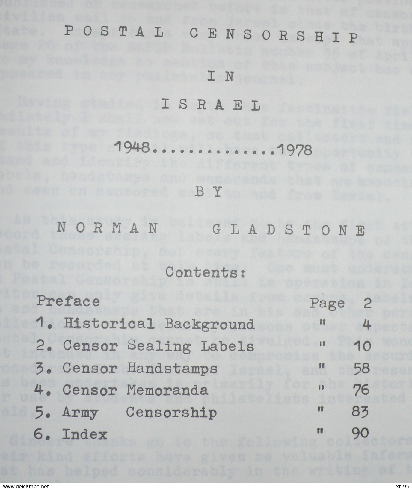 Postal Censorshipin Israel 1948-78 - 100 Pages - Port 5€ - Autres & Non Classés