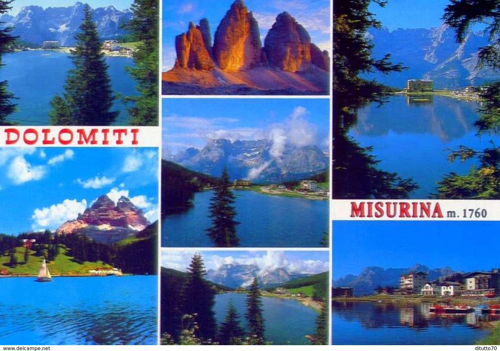 Lago Di Misurina - Formato Grande Viaggiata – Ar - Altri & Non Classificati