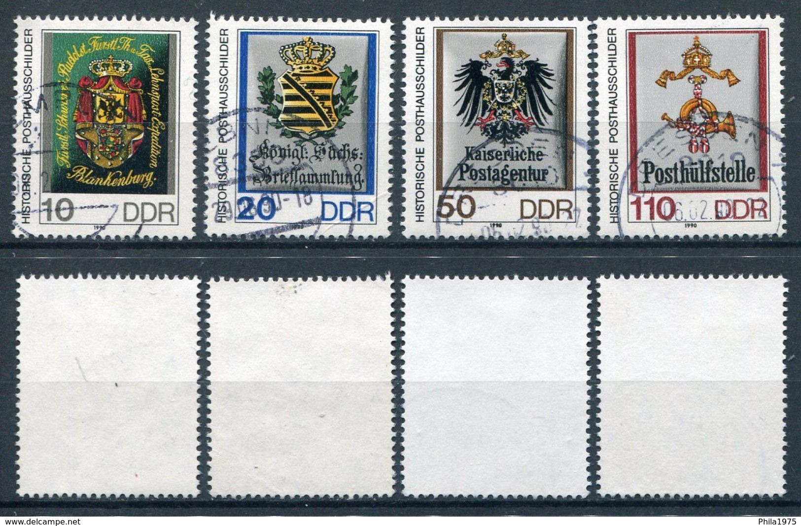 DDR Michel-Nr. 3302-3305 Gestempelt - Tagesstempel - Used Stamps