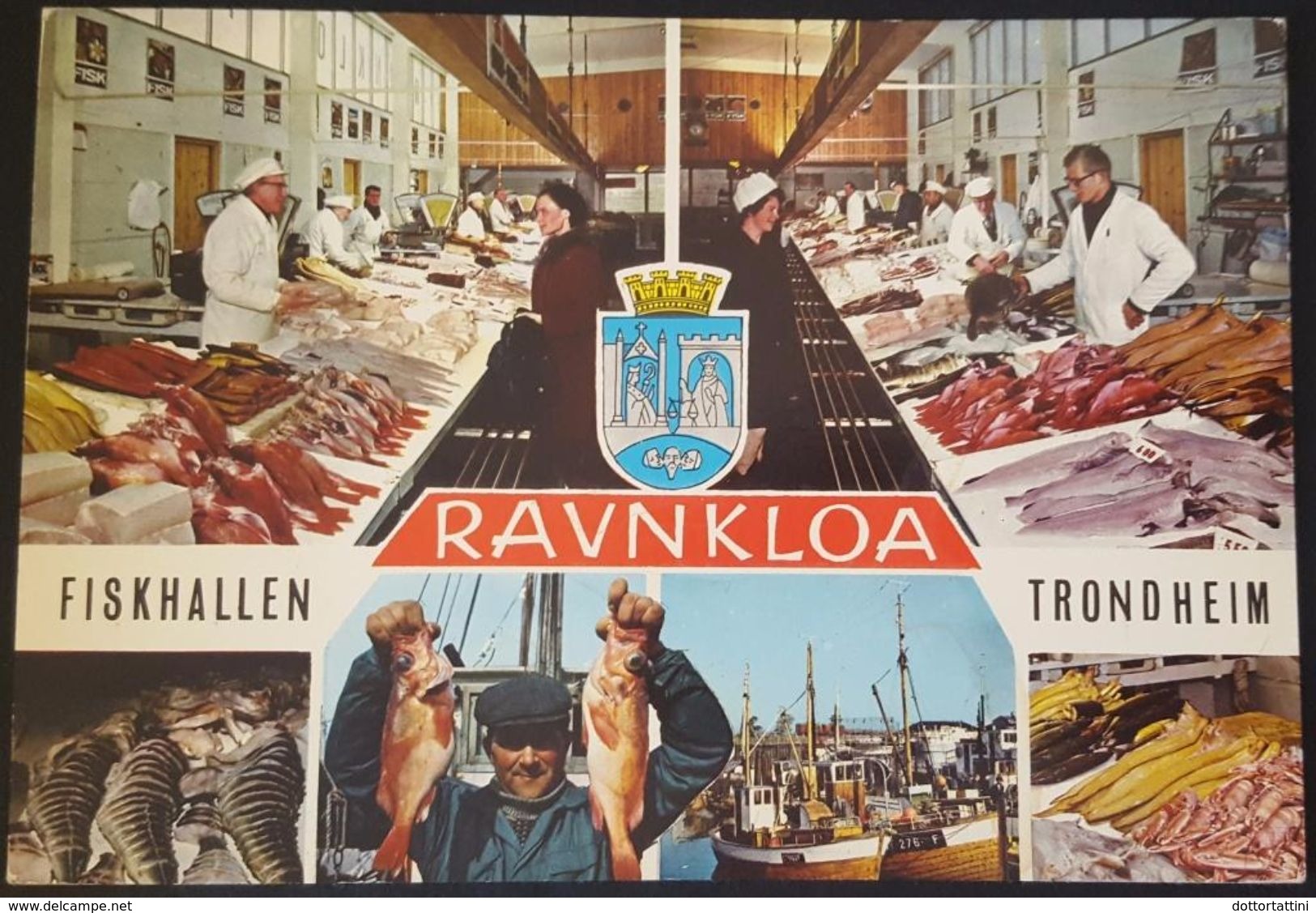 Trondheim - Ravnkloa - Norge - Norway - Fiskhallen Fish Market Mercato Del Pesce Marché Aux Poissons Vg - Pesca