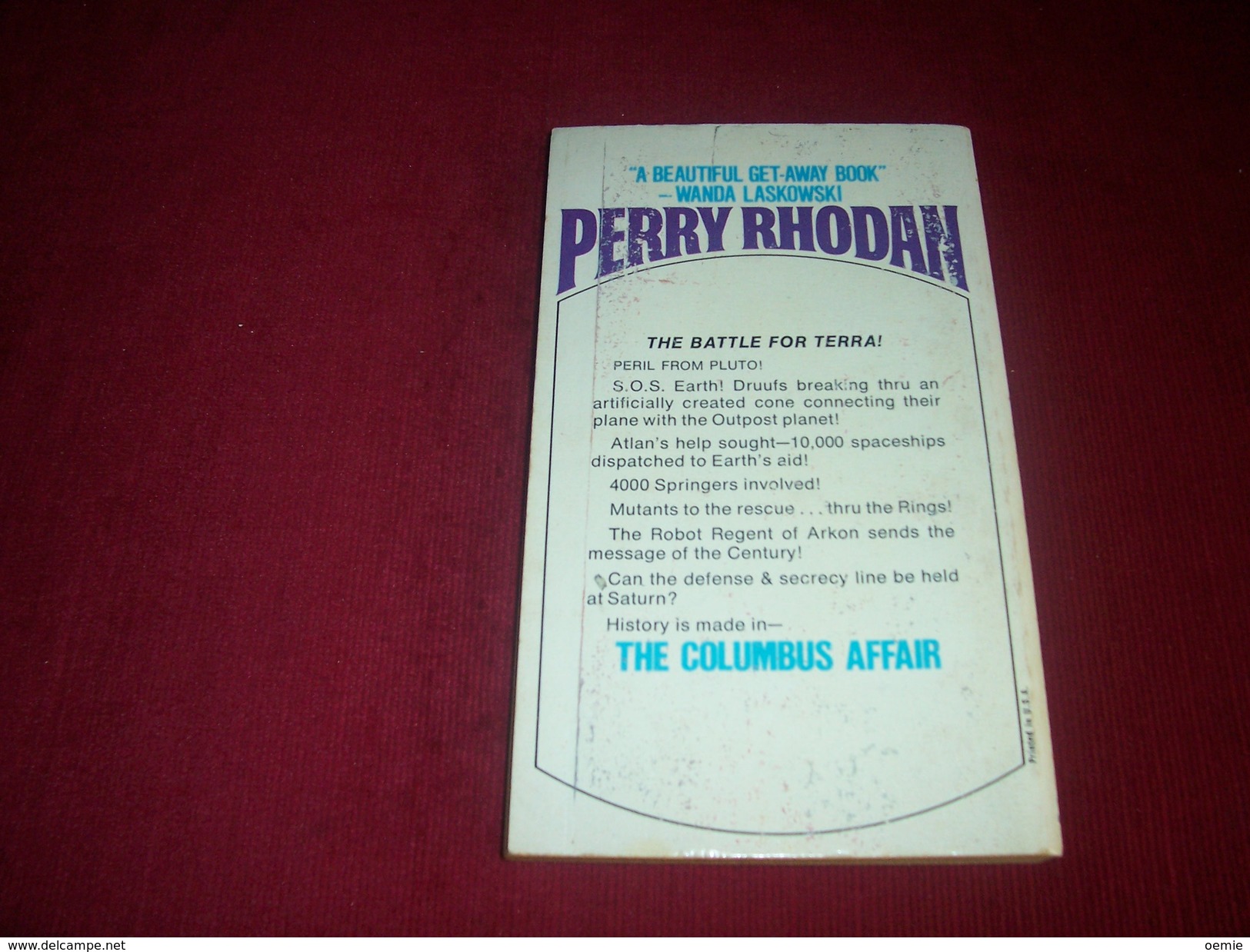 PERRY RHODAN  °°  No 80  °  THE COLUMBUS  AFFAIR - Science Fiction