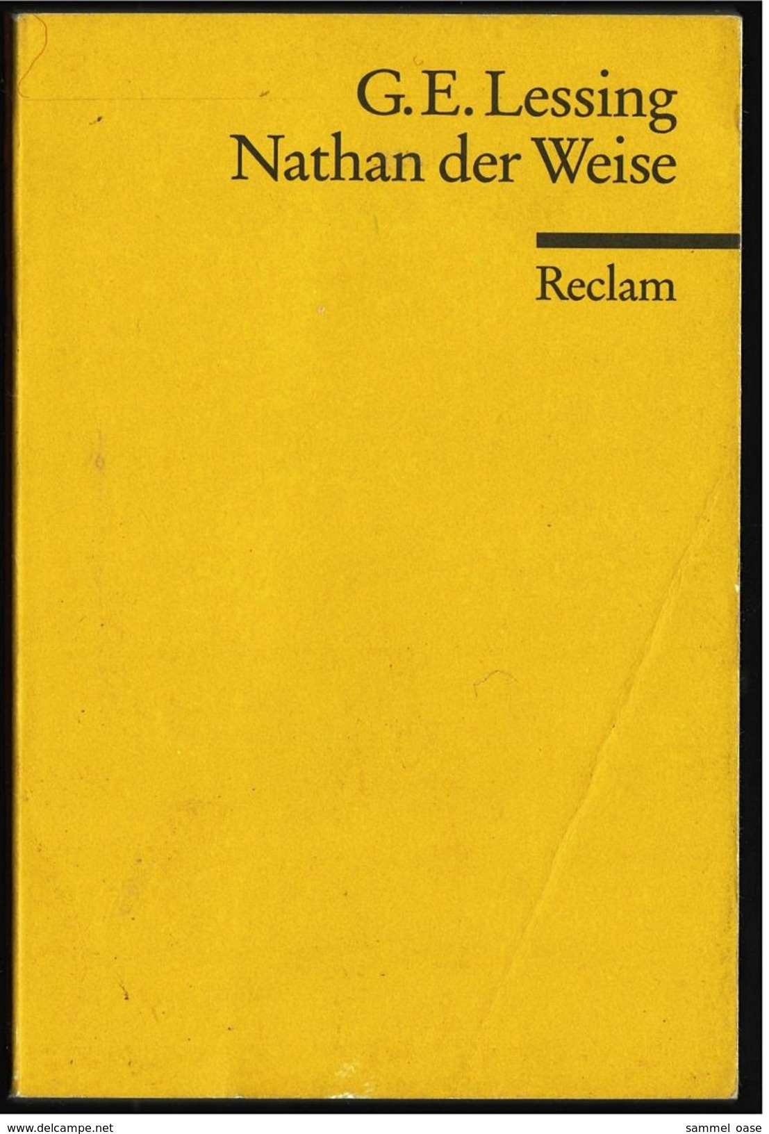 Reclam Heft  -  Nathan Der Weise  -  Von G.E. Lessing  -  2000 - Théâtre & Scripts