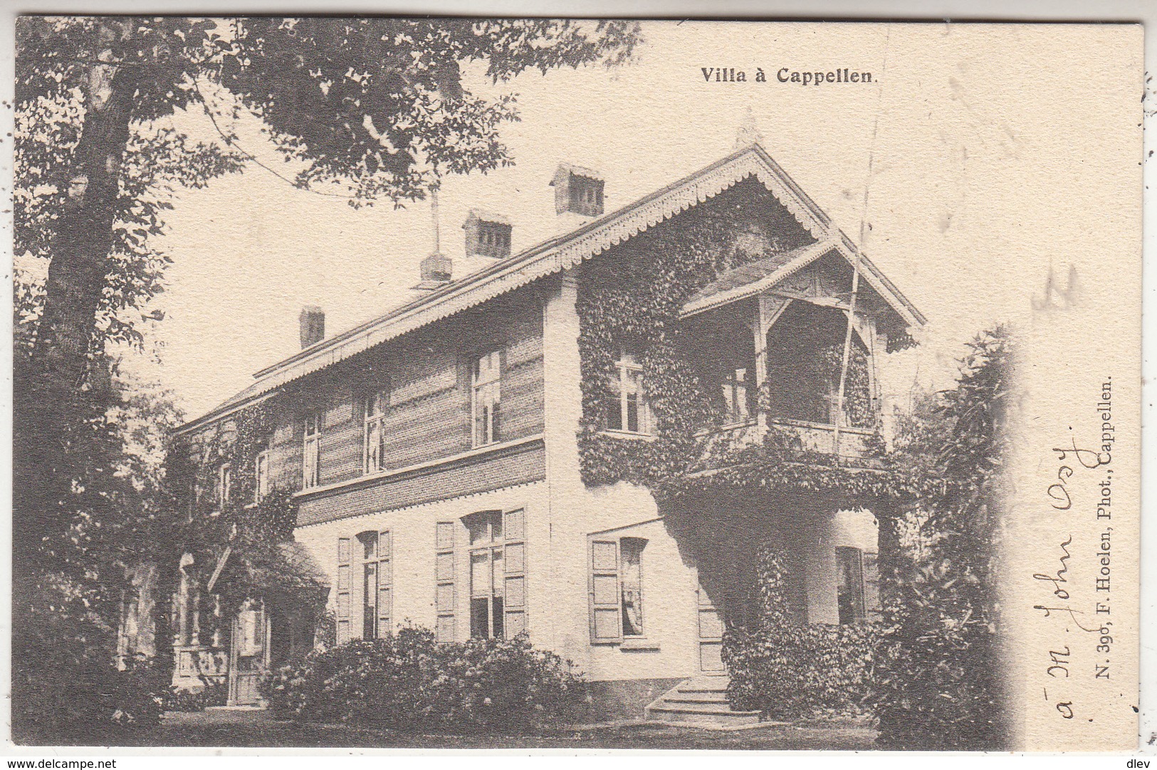 Villa Te Kappellen - F. Hoelen, Phot. Cappellen N. 390 - Kapellen