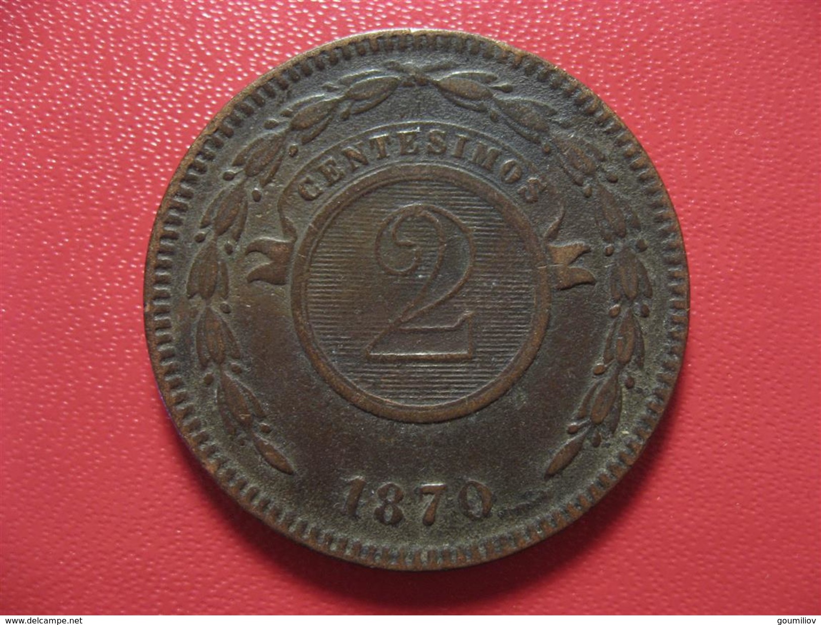 Paraguay - 2 Centavos 1870 3662 - Paraguay