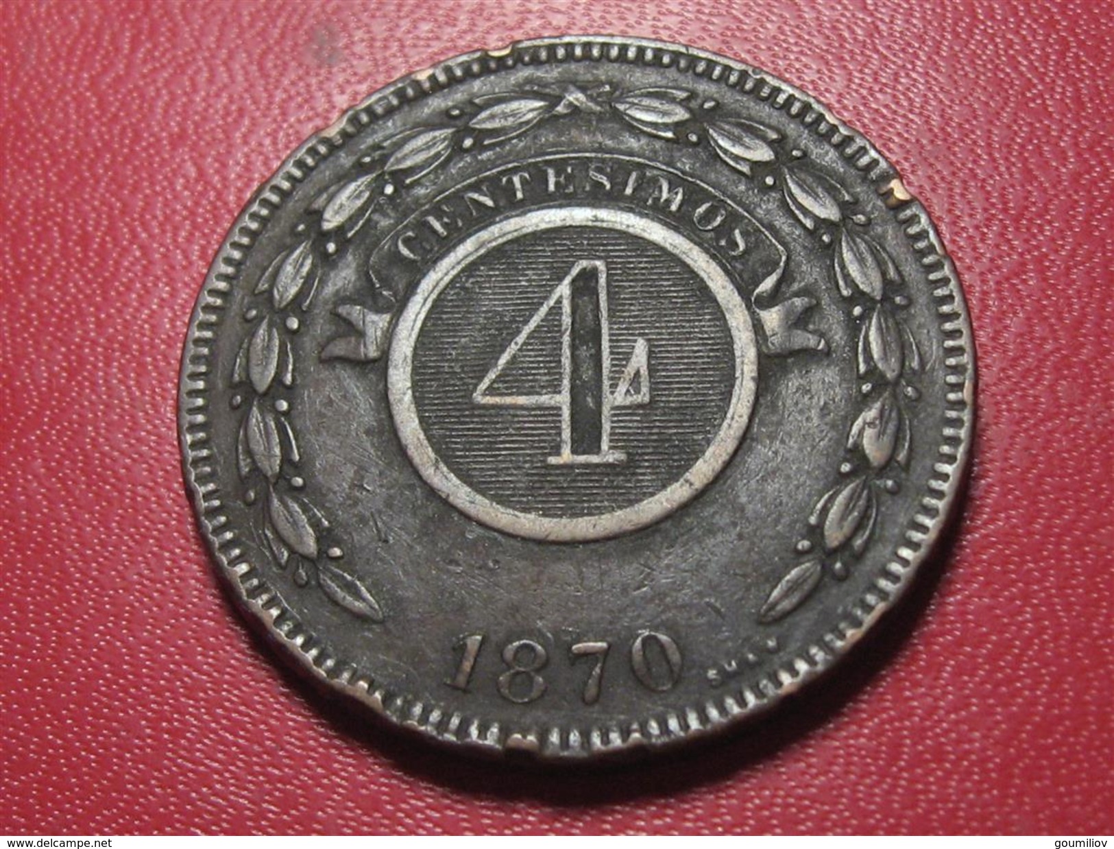 Paraguay - 4 Centavos 1870 3650 - Paraguay