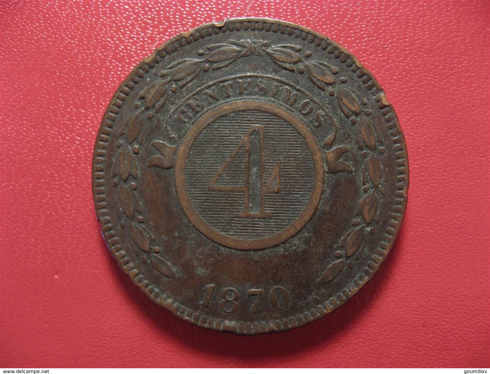 Paraguay - 4 Centavos 1870 3650 - Paraguay