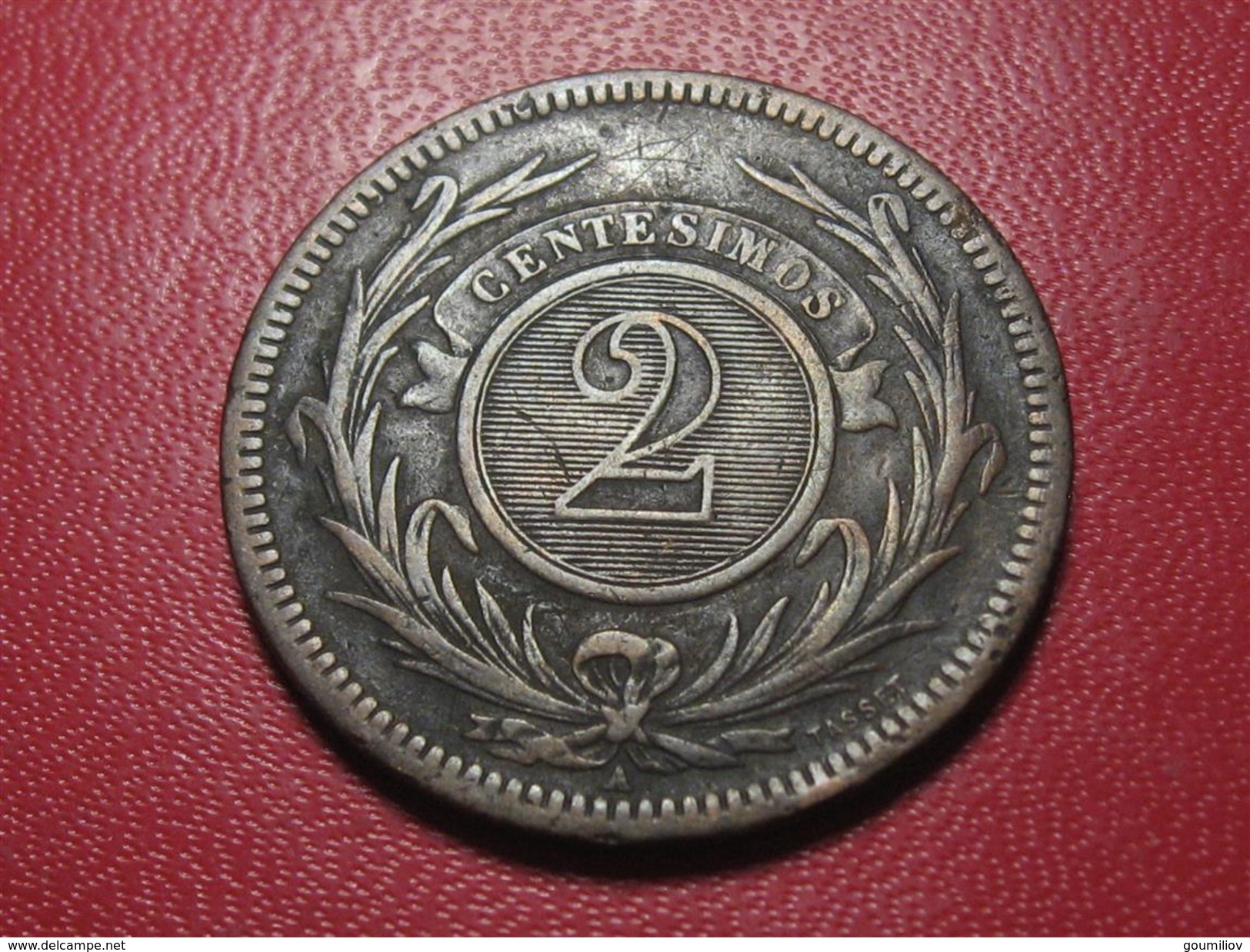 Uruguay - 2 Centesimos 1869 A 3742 - Uruguay