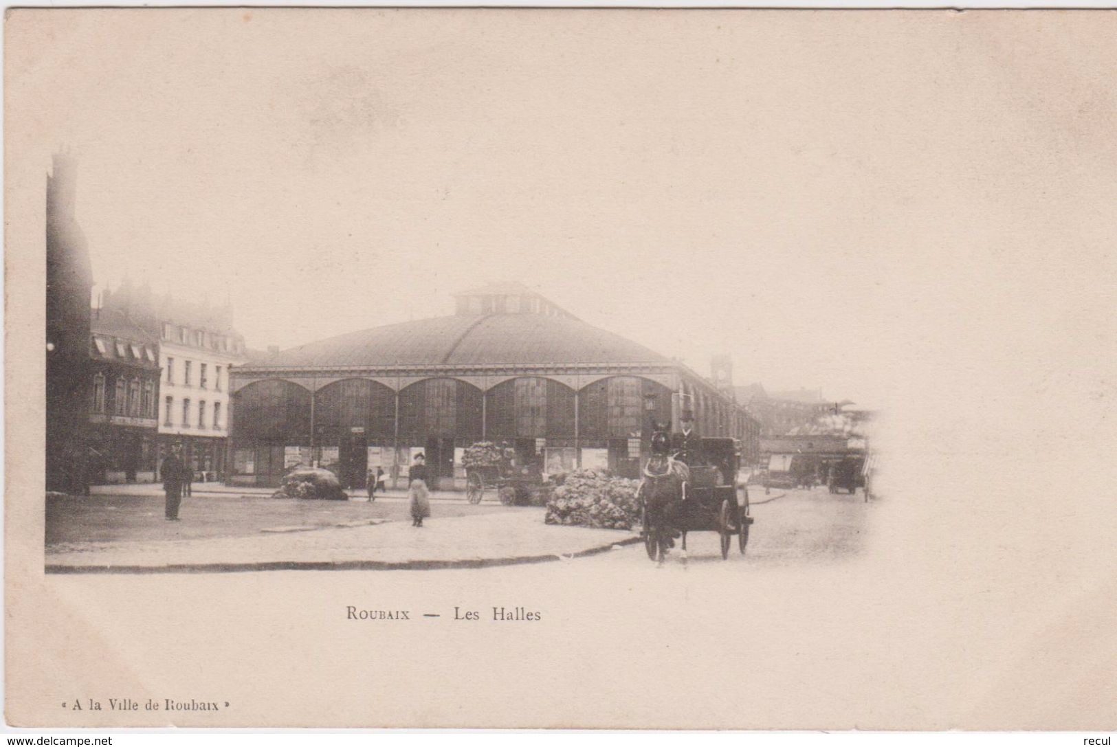 NORD - ROUBAIX - Les Halles ( - Carte Pionnière ,n'a Pas Circulé ) - Roubaix