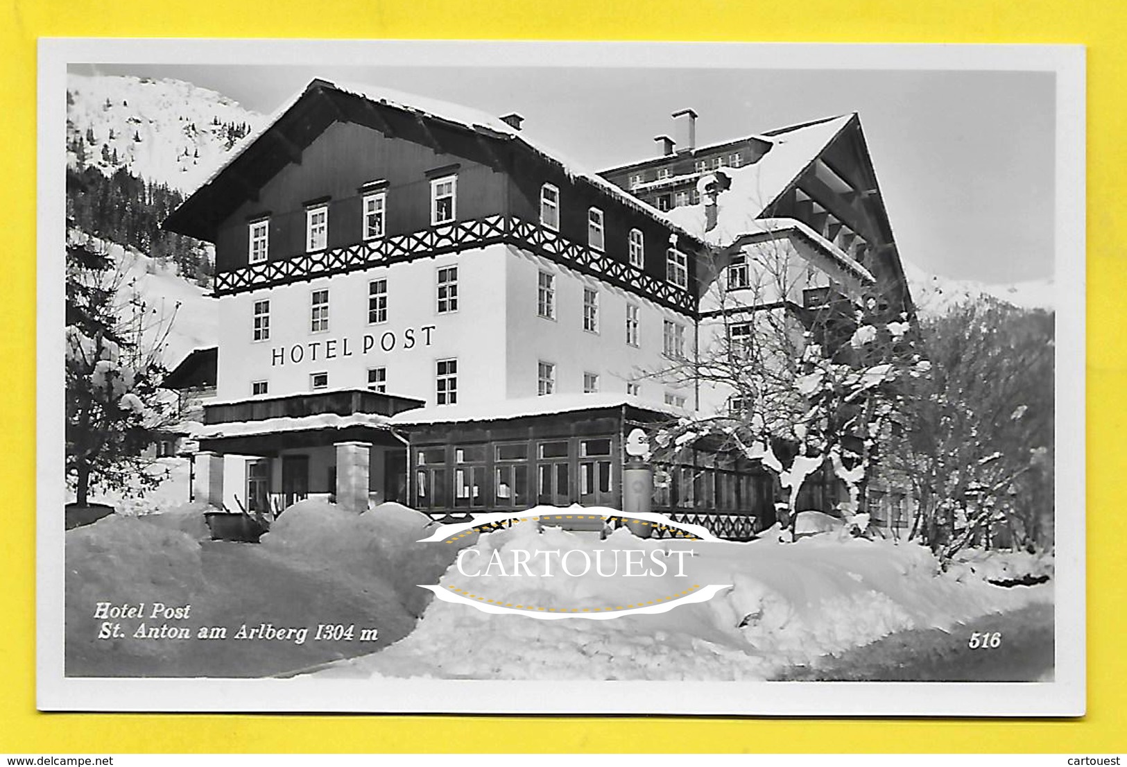 CPSM St ANTON Am Arlberg HOTEL POST - St. Anton Am Arlberg