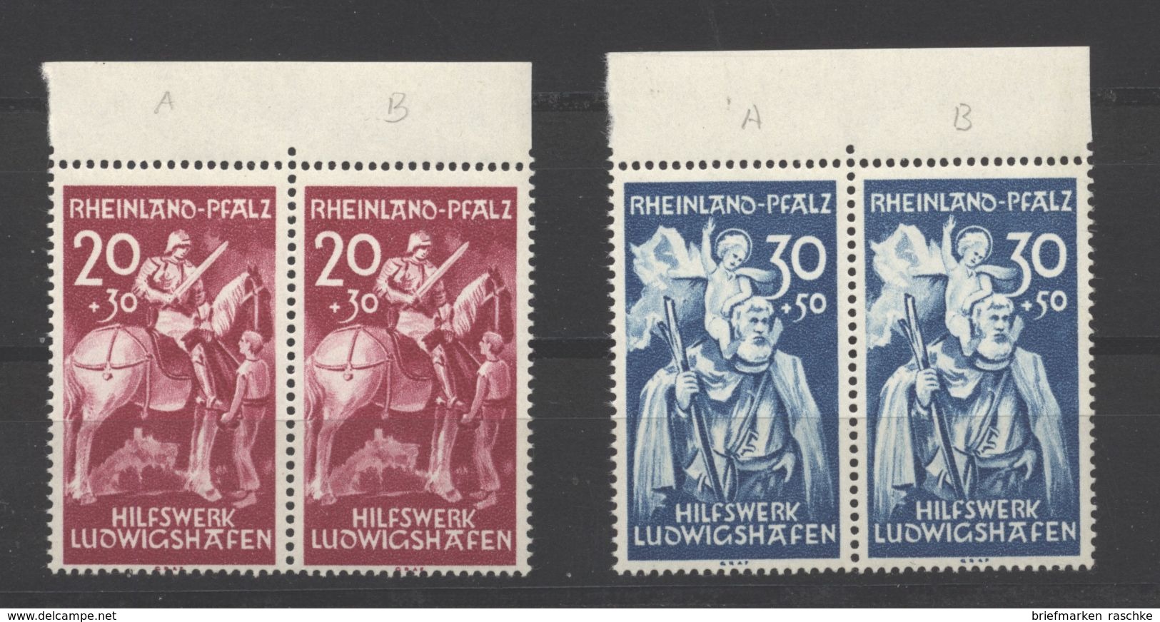 Rheinland-Pfalz,30/31 T I-II Je Paar,xx (5290) - Rheinland-Pfalz