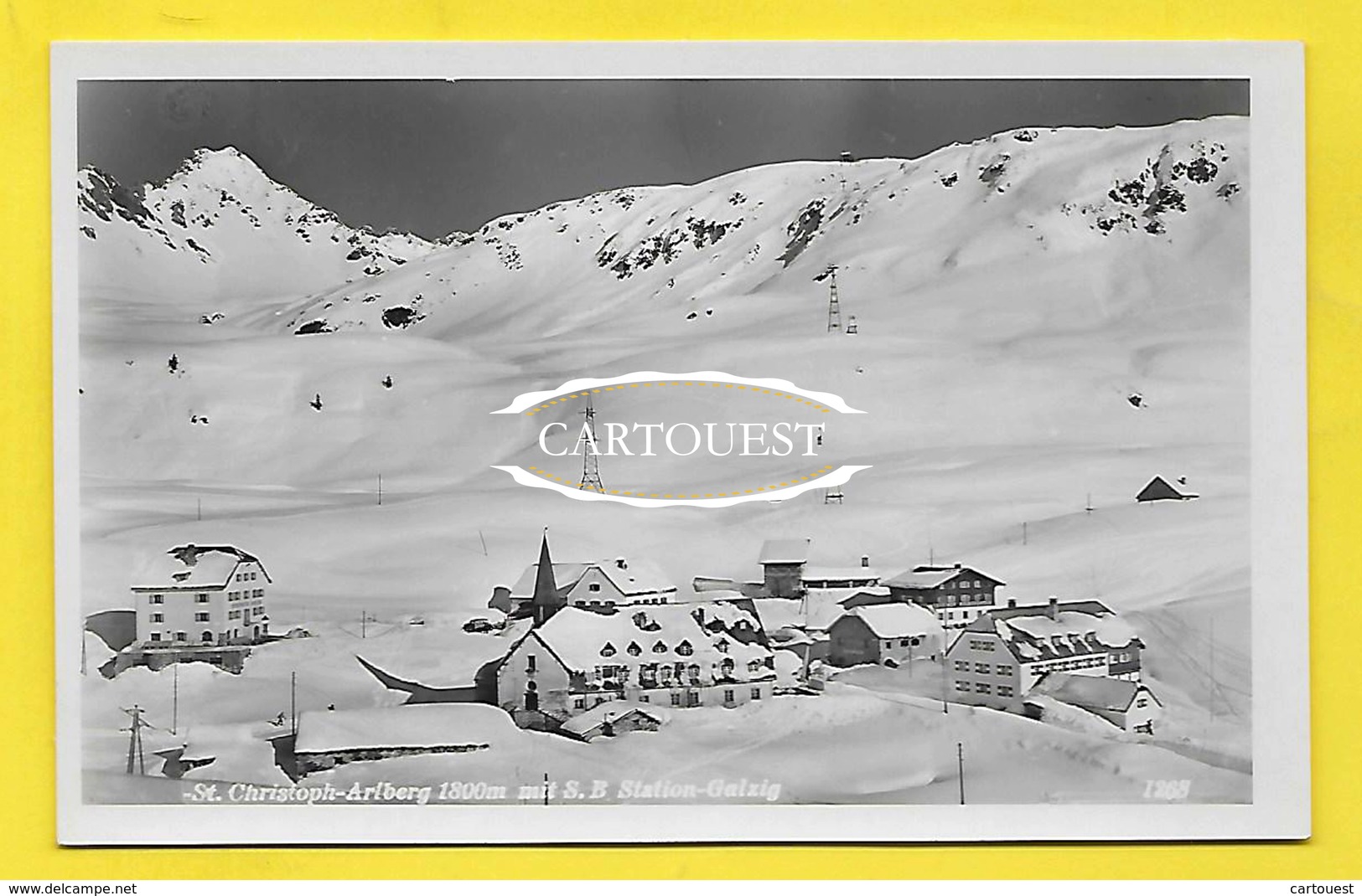 CPSM St Christoph Am Arlberg Mit Galzig - St. Anton Am Arlberg