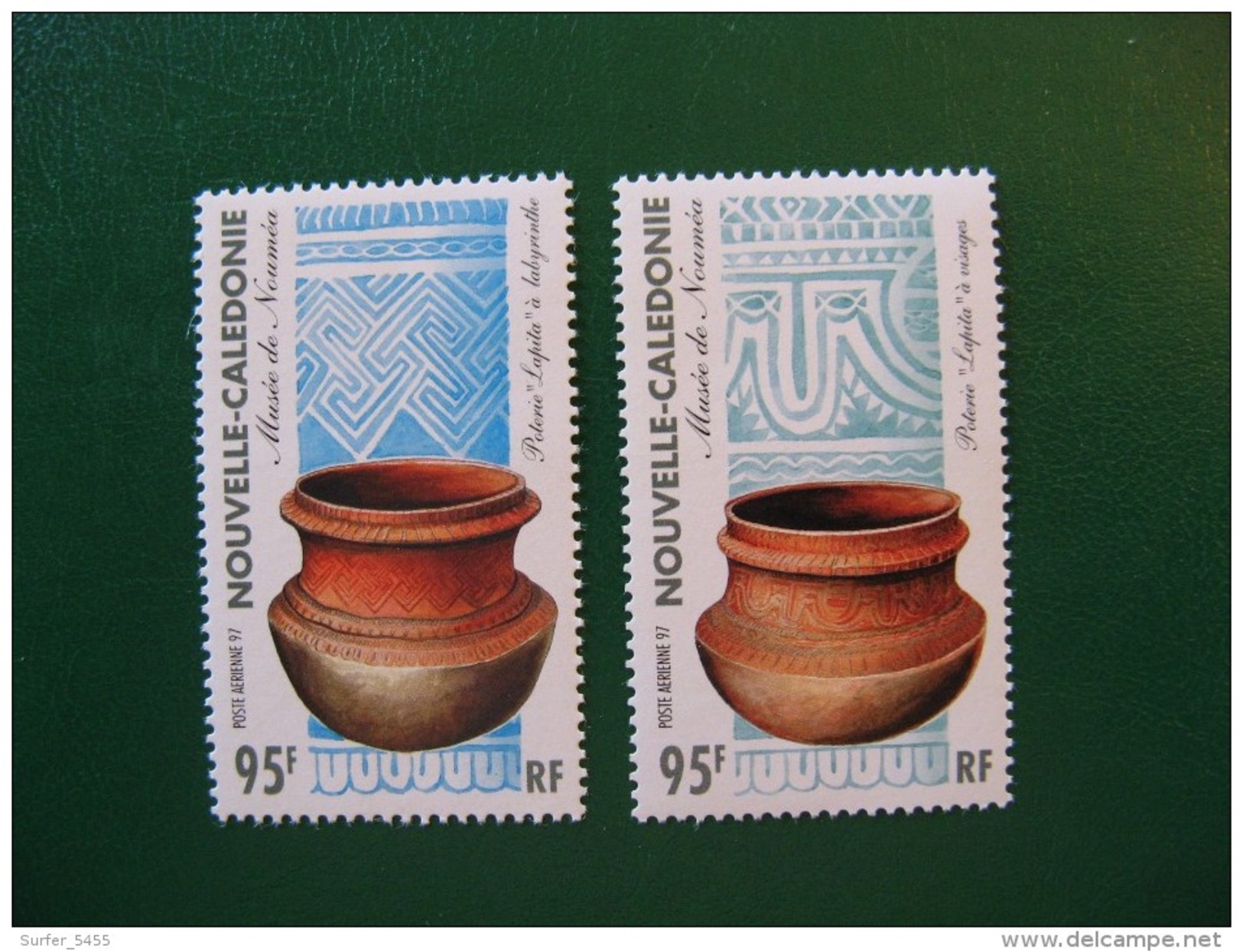 NOUVELLE CALEDONIE YVERT POSTE AERIENNE N° 343/344 NEUFS** LUXE - MNH - FACIALE 1,59 EURO - Neufs