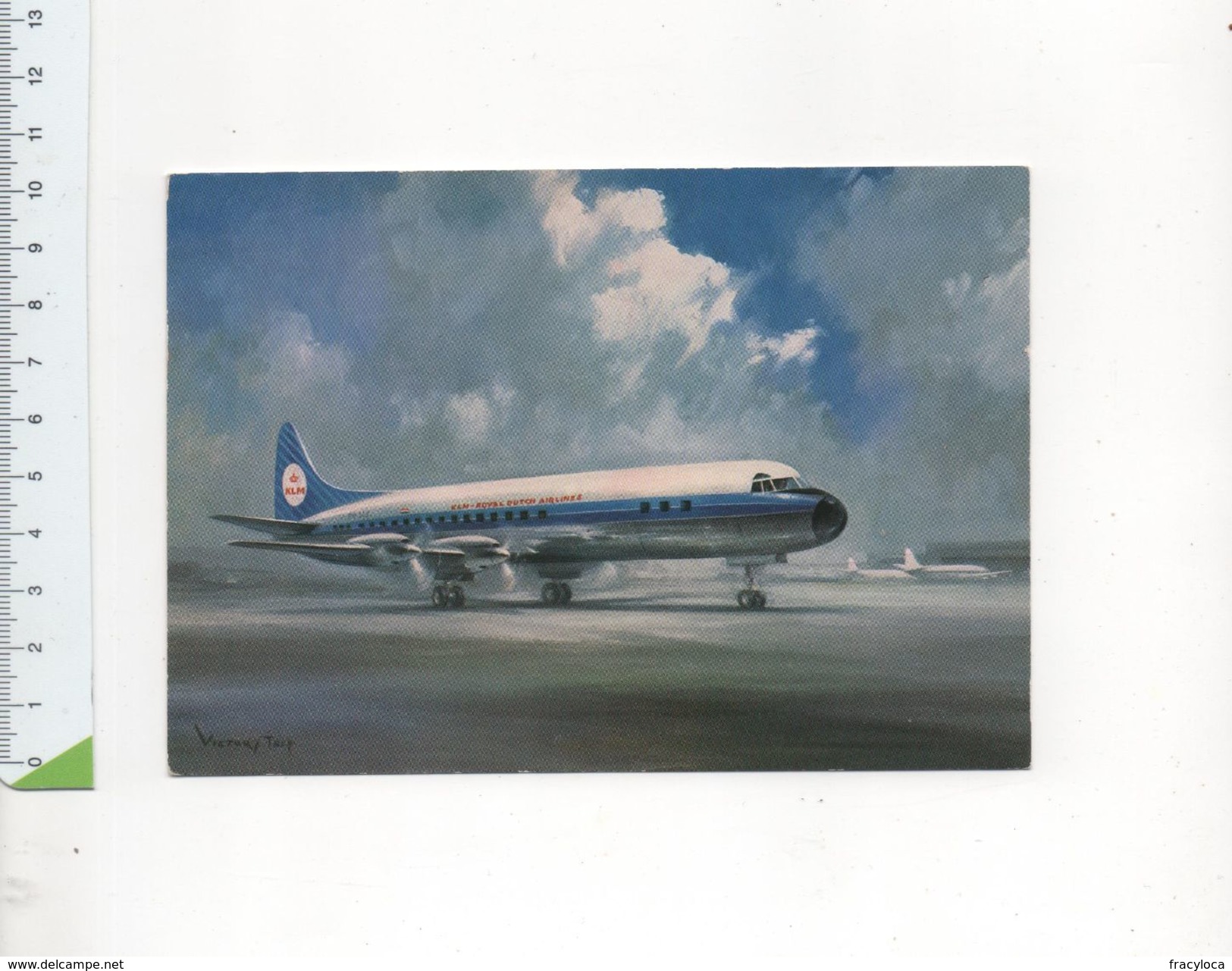 KLM   VICTORY TRIP   LOCKHEED PROP  JET ELECTRA - 1946-....: Moderne