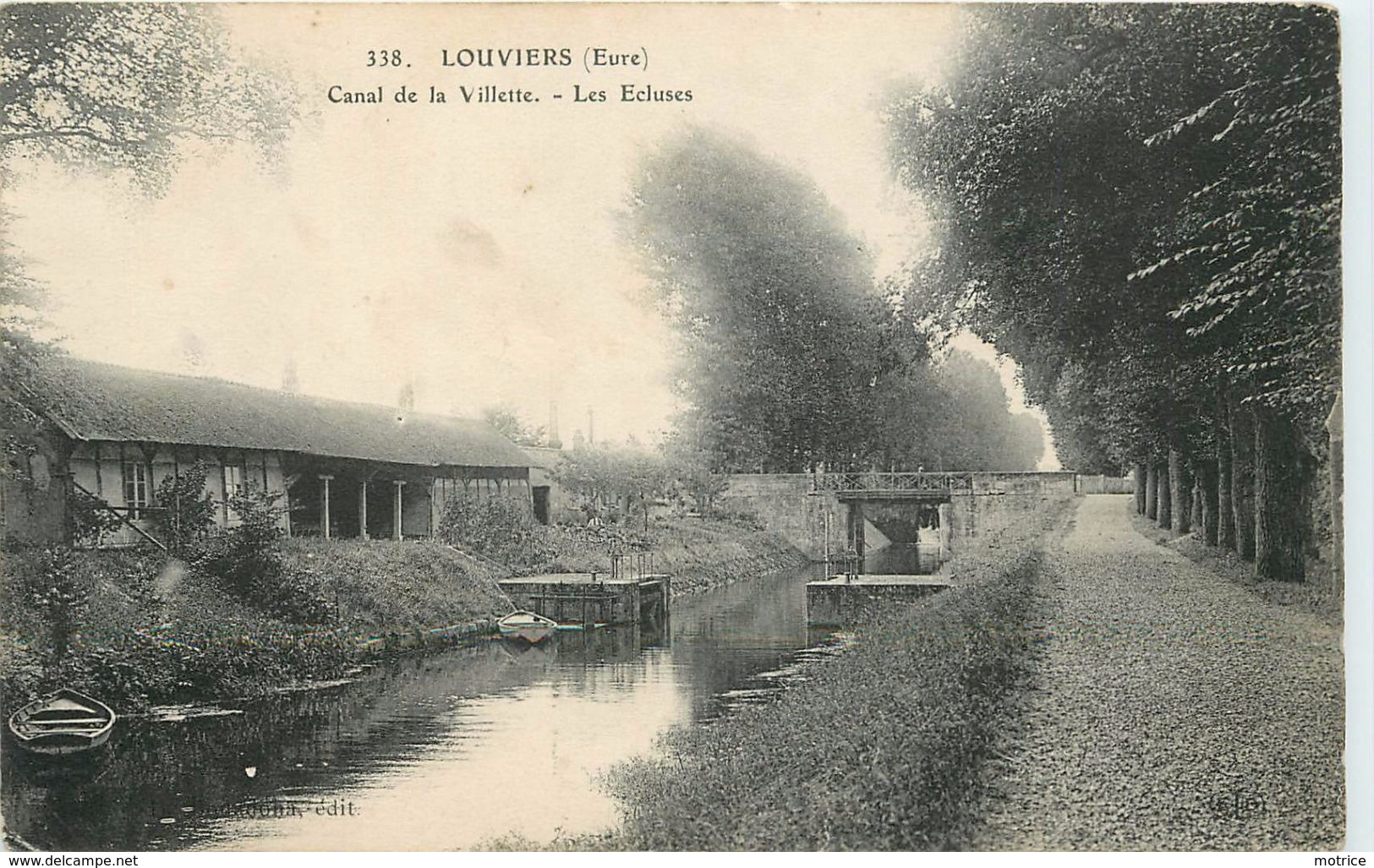 LOUVIERS - Canal De La Vilette, Les écluses.(ELD éditeur) - Louviers