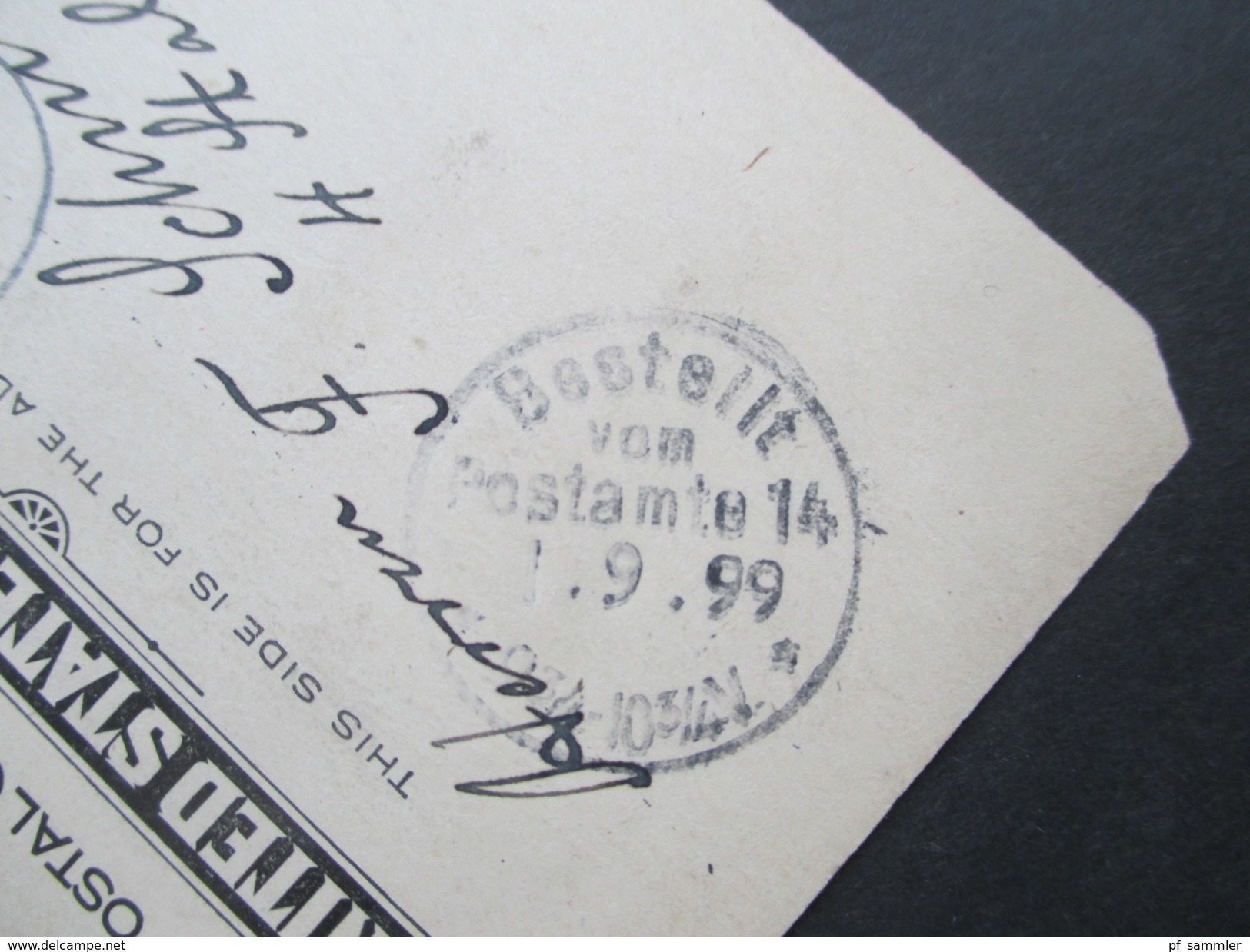 USA GA 1899 Mit Zusatzfrankatur Von New York Nach Berlin. Bestellt Vom Postamte 14. Eimer & Amend Importers. Rübenernte - Covers & Documents