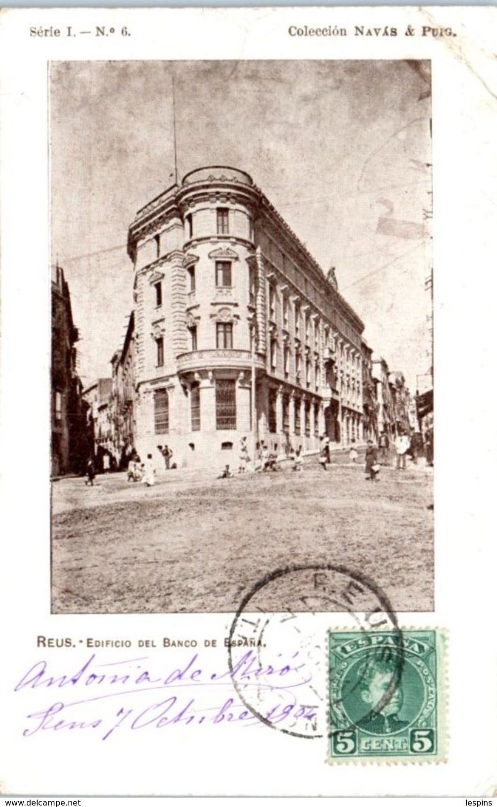 ESPAGNE -- REUS --  Edificio Del Banco De Espana - Other & Unclassified