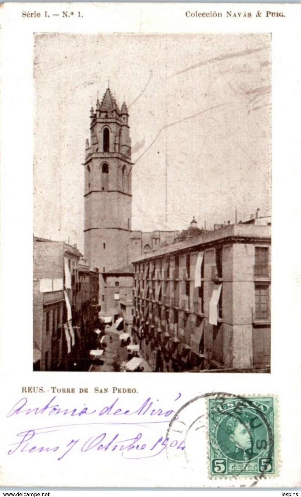 ESPAGNE -- REUS -- Torre  De San Pedro - Autres & Non Classés