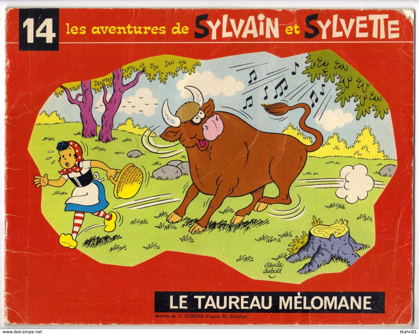 SYLVAIN ET SYLVETTE N° 14 " LE TAUREAU MELOMANE " DE 1982 - Sylvain Et Sylvette