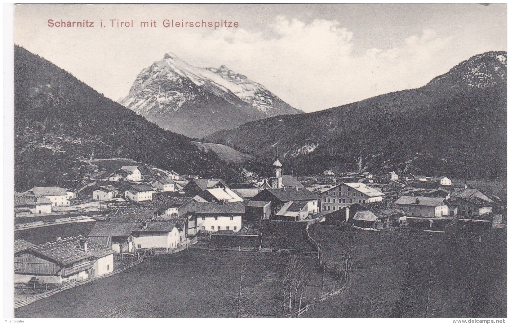 Scharnitz I. Tirol Mit Gleirschspitze (3308) - Scharnitz