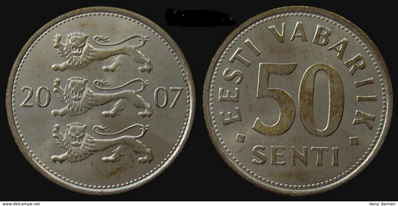 ESTONIE - 50 SENTI EESTI VABARIIK (2007) - Estonia