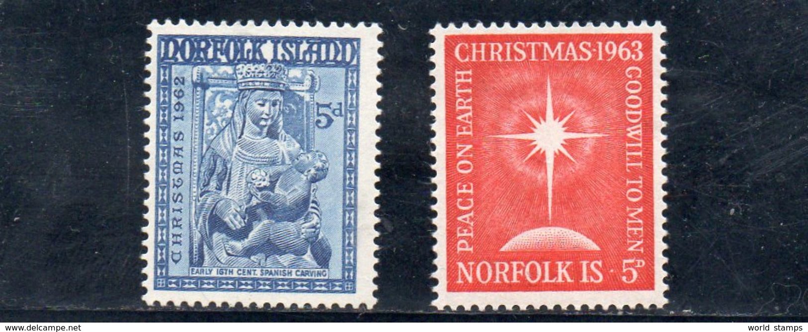 NORFOLK ISLAND 1962-3 * - Norfolkinsel