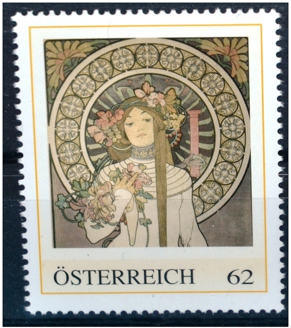 La Trapistrine 1895, Alfons Mucha, Jugendstil, Art Nouveau, PM AT 2012 ** (e646) --- Free SHIPPING Within Europe - Other & Unclassified