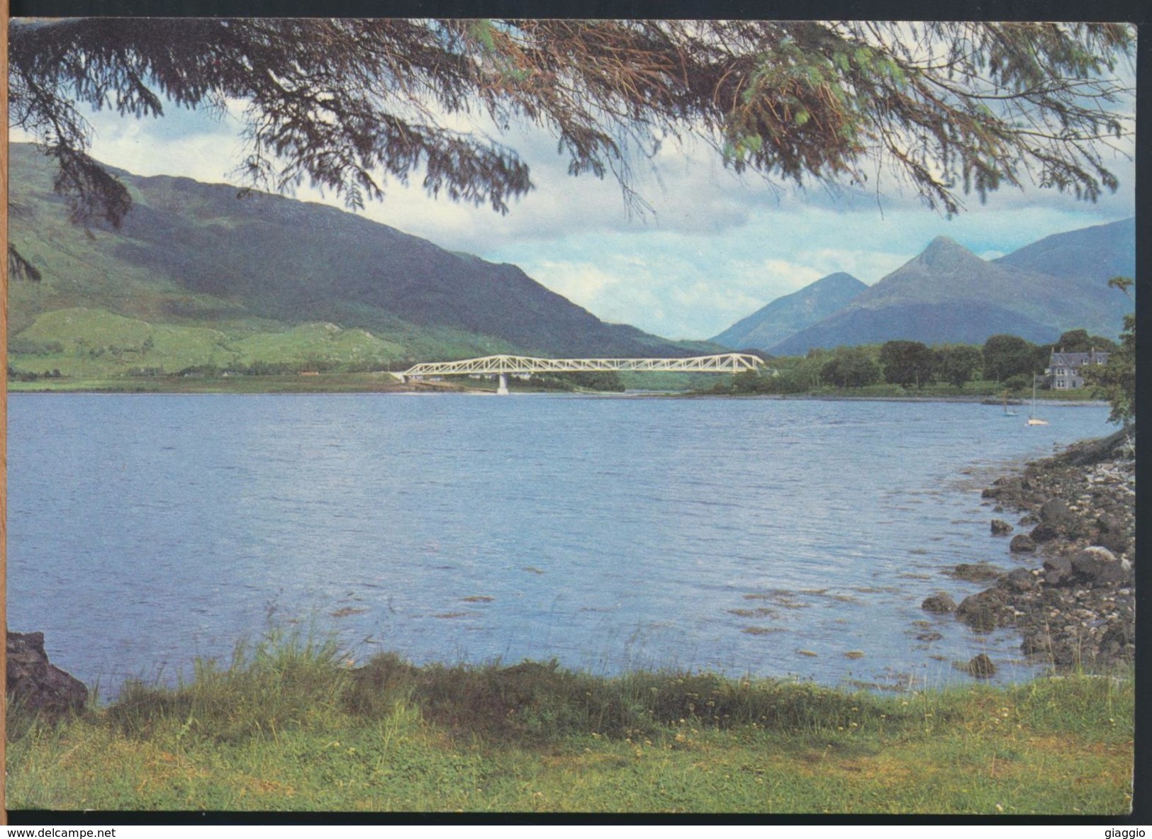 °°° 8983 - SCOTLAND - BALLACHULISH BRIDGE AND PAP OF GLENCOE - 1978 With Stamps °°° - Argyllshire