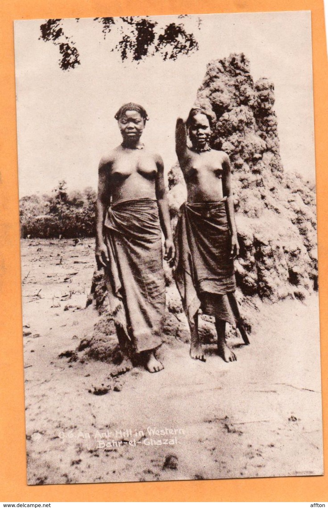Bahr El Ghazal Sudan 1910 Postcard - Soedan