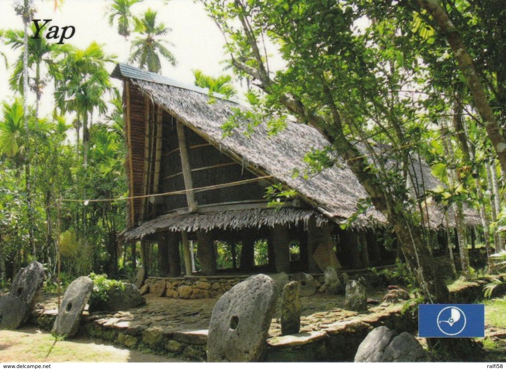 1 AK Island Yap - Men's Hut Und Steingeld * Föderierte Staaten Von Mikronesien * Federated States Of Micronesia * - Mikronesien