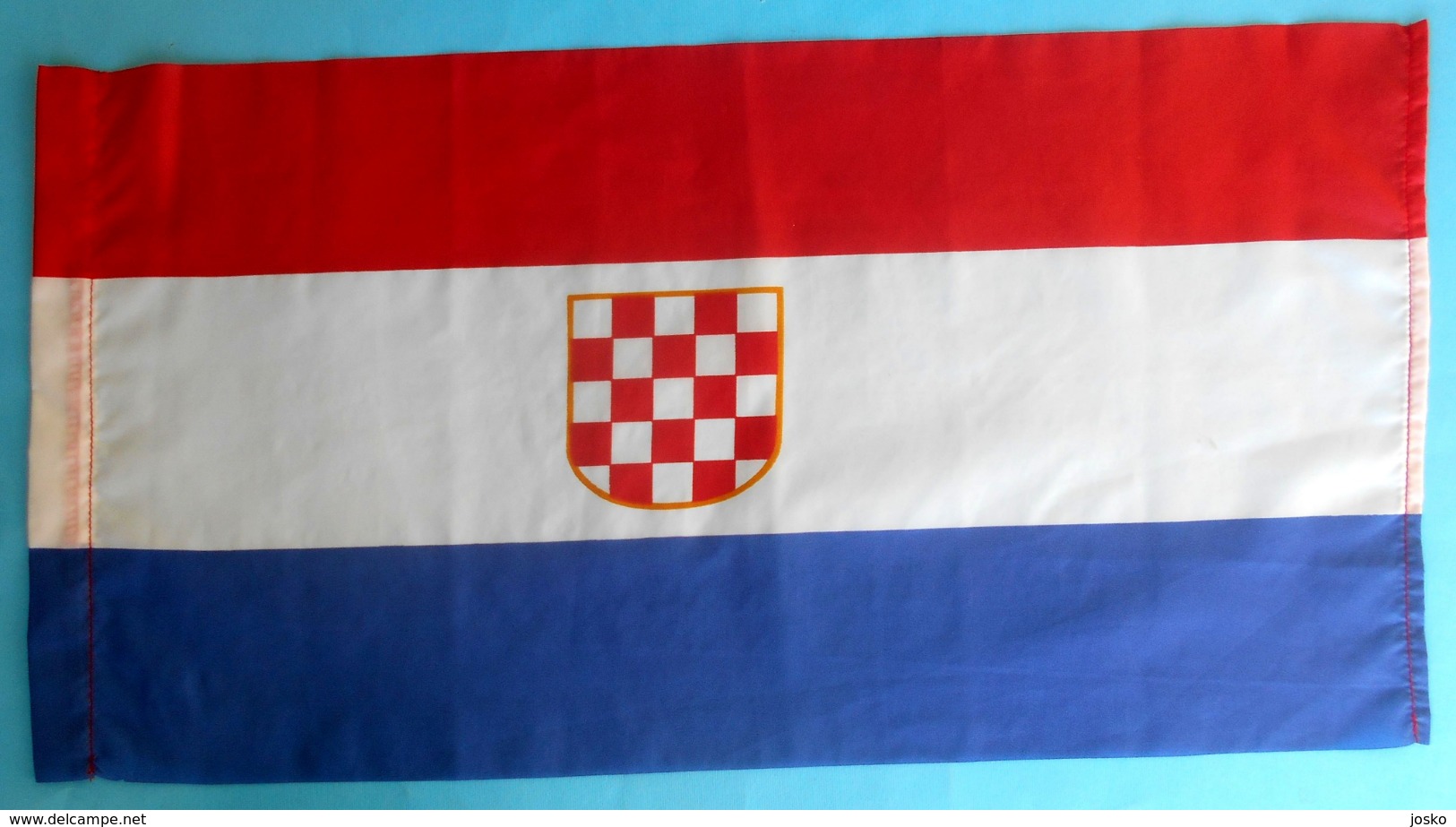 CROATIA ... Original Vintage Flag From 1990's ** Kroatien Croatie Croazia Croacia Kroatie Drapeau Fahne Bandera Bandiera - Flags