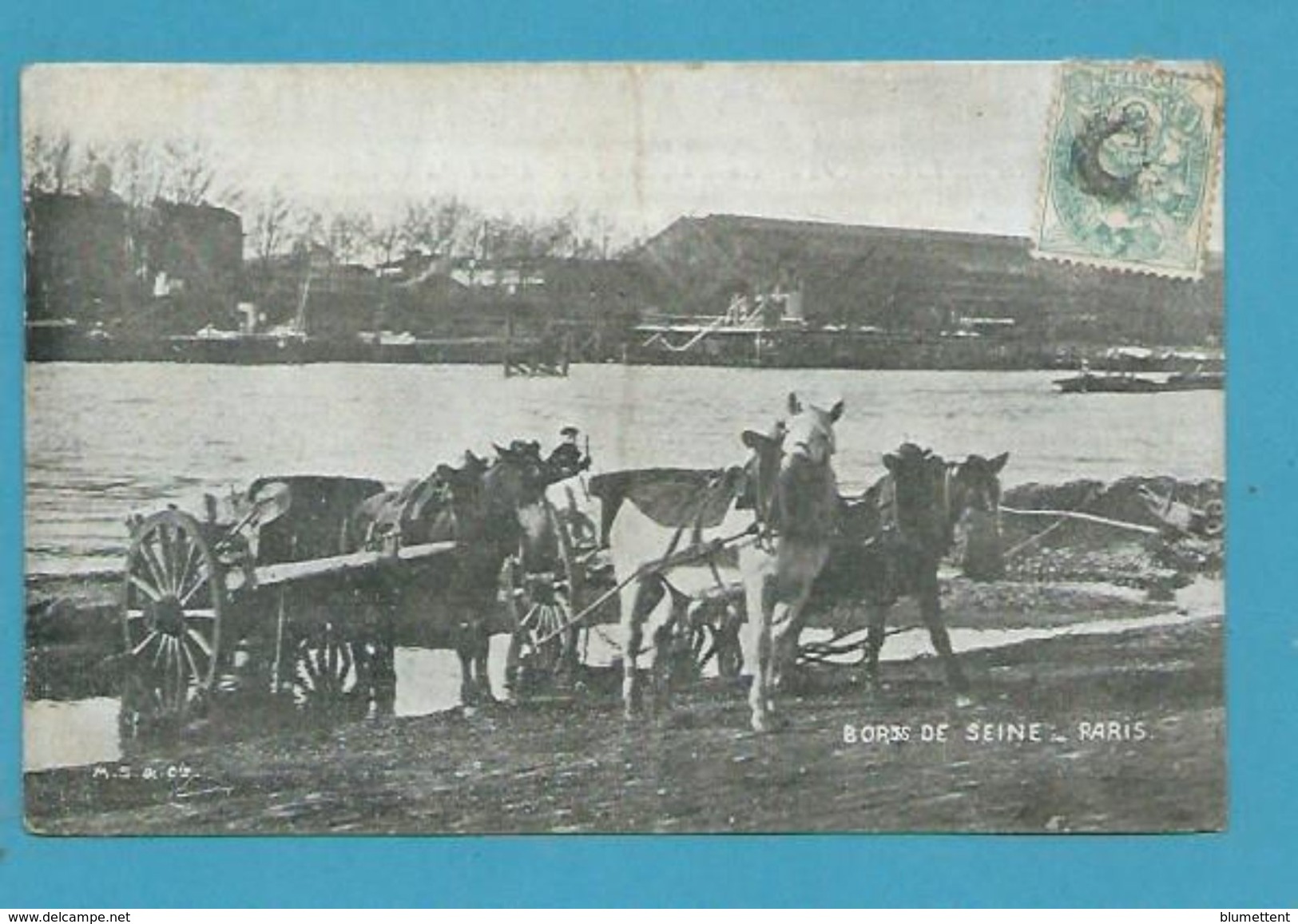 CPA - LES BERGES DE LA SEINE Les Bords De Seine PARIS - Le Anse Della Senna