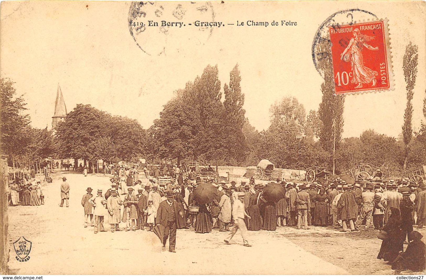 18-GARCAY- LE CHAMP DE FOIRE - Graçay