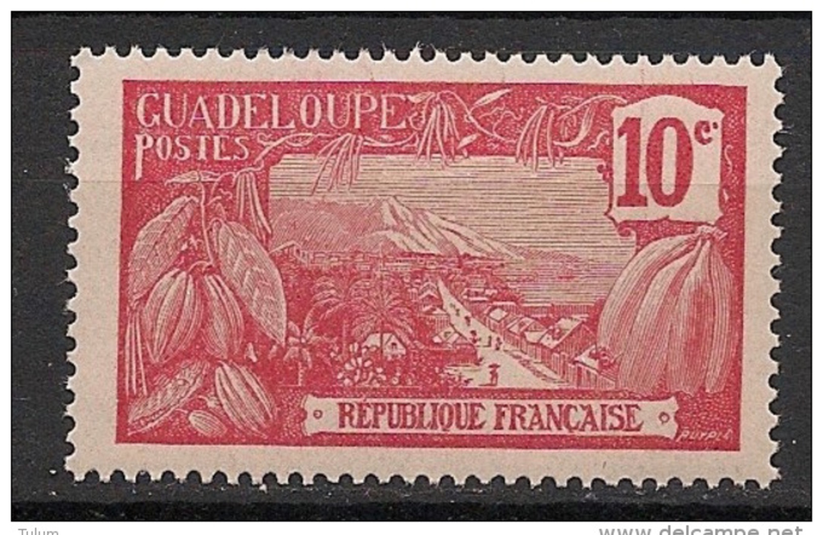 Guadeloupe - 1905-07 - N°Yv. 59 - Mont Houelmont 10c - Neuf Luxe ** / MNH / Postfrisch - Ungebraucht