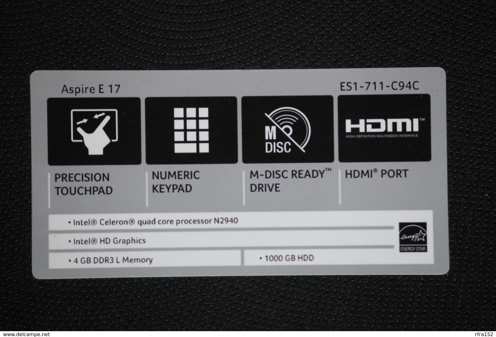 RFRA152 ORDINATEUR PORTABLE ACER HDMI WIFI - PACKET PSK CW HAM RADIO -
