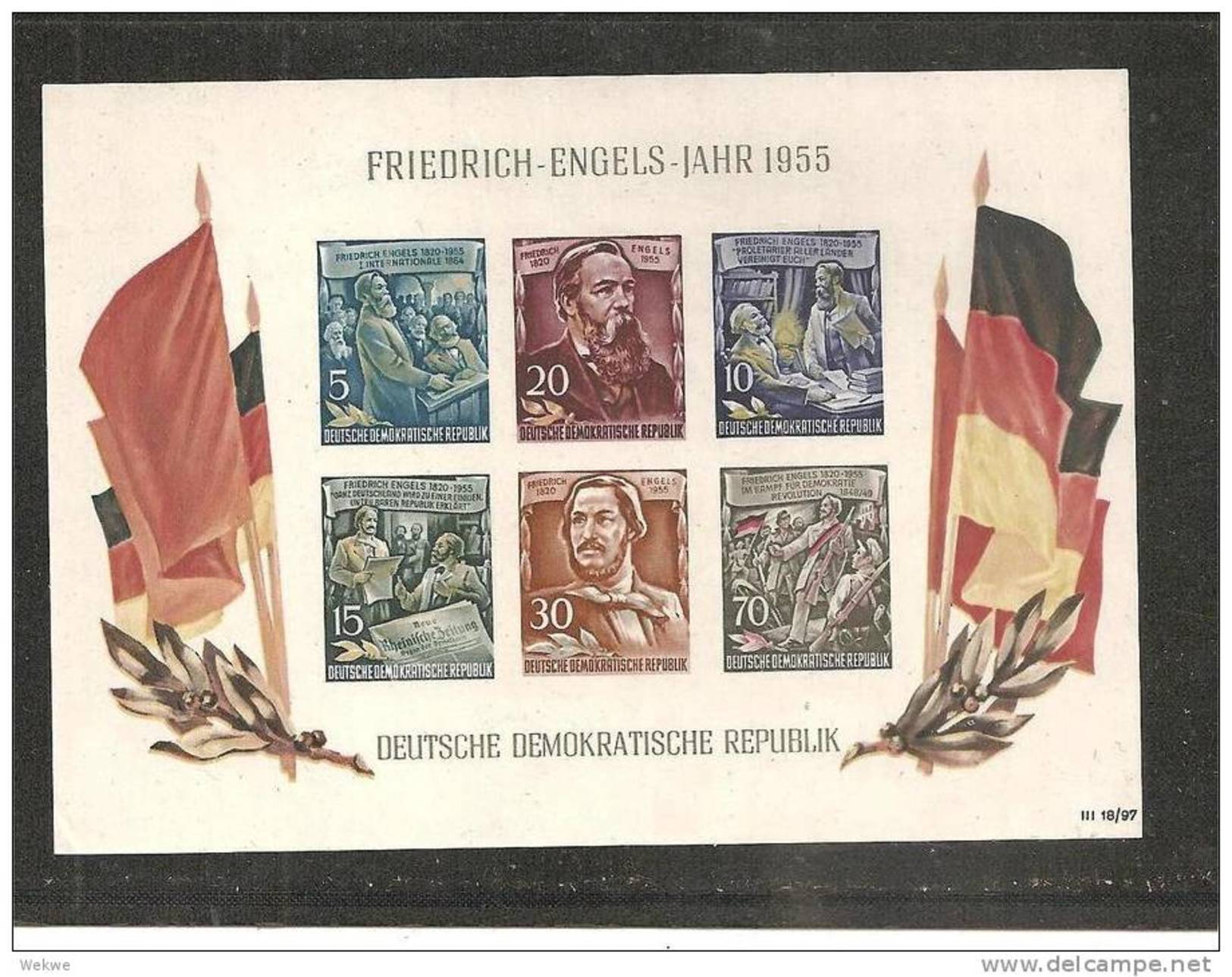 DSP540/ DDR Block 13/ (Engels) 1955, , Dt.-Sowj.-Freundschaft  ** MNH - Sonstige & Ohne Zuordnung