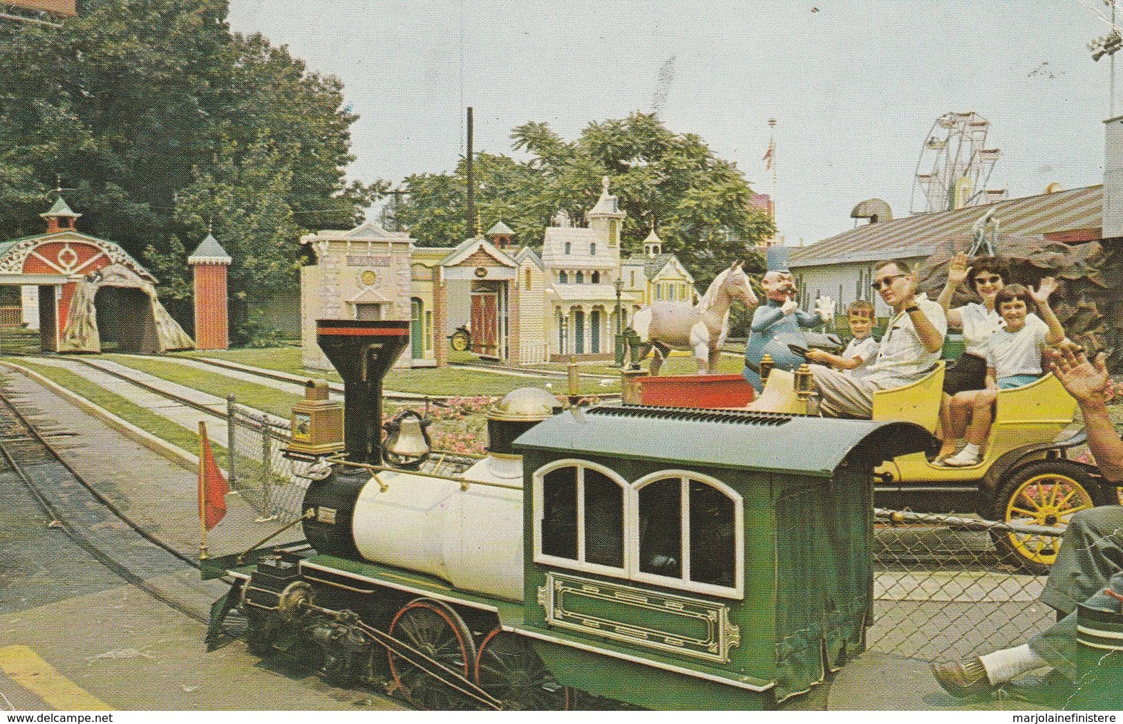 Etats-Unis - New Jersey. - Palisades Amusement Park. - Railroad And Antique Car Ride. Voyagée 1965. N° 17489 - Autres & Non Classés