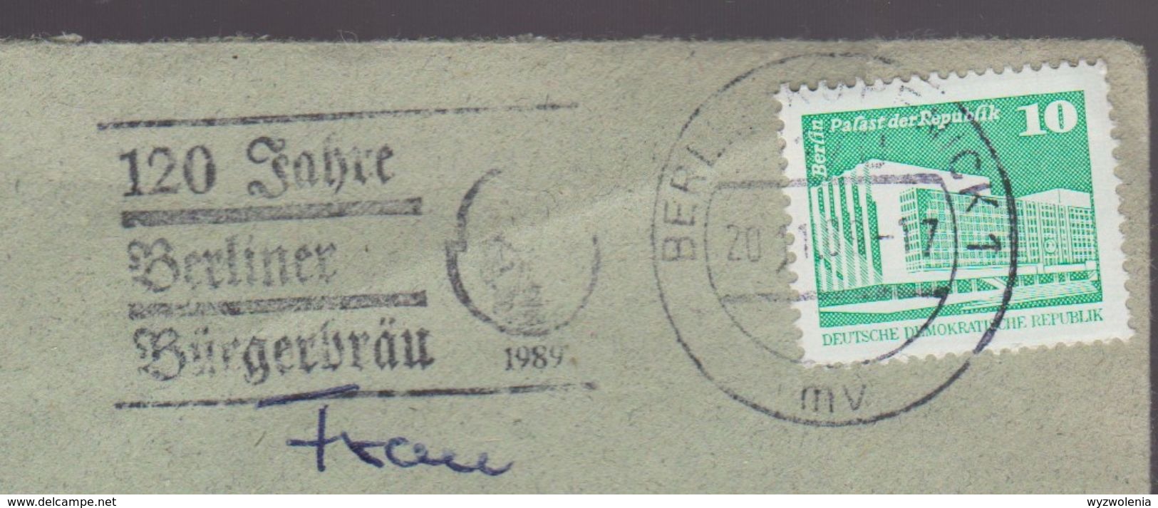 B 585) MWSt Berlin Köpenick 1989: 120 Jahre Berliner Bürgerbräu - Bières