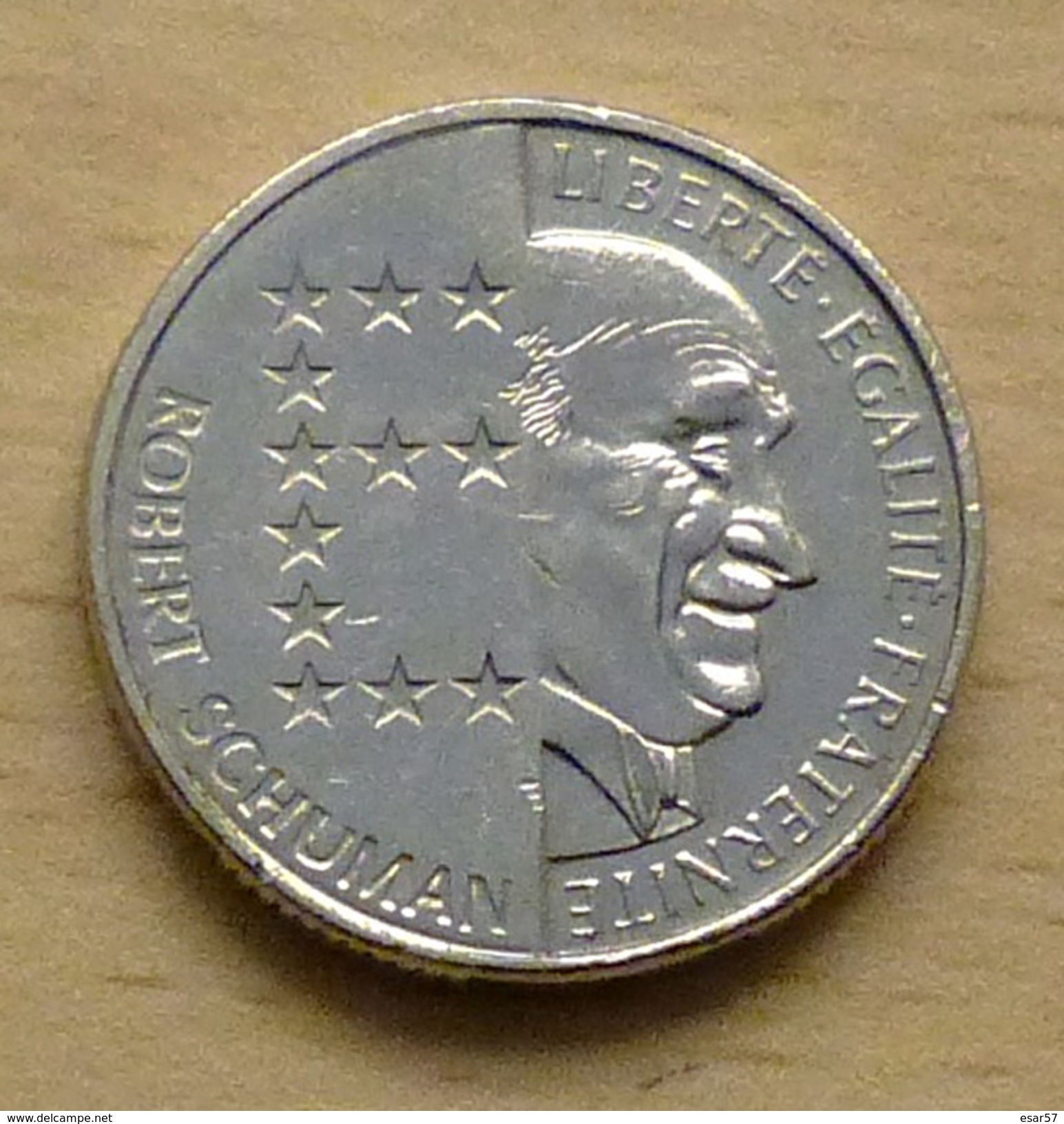 FRANCE 10 Francs Schuman 1986 - Otros & Sin Clasificación