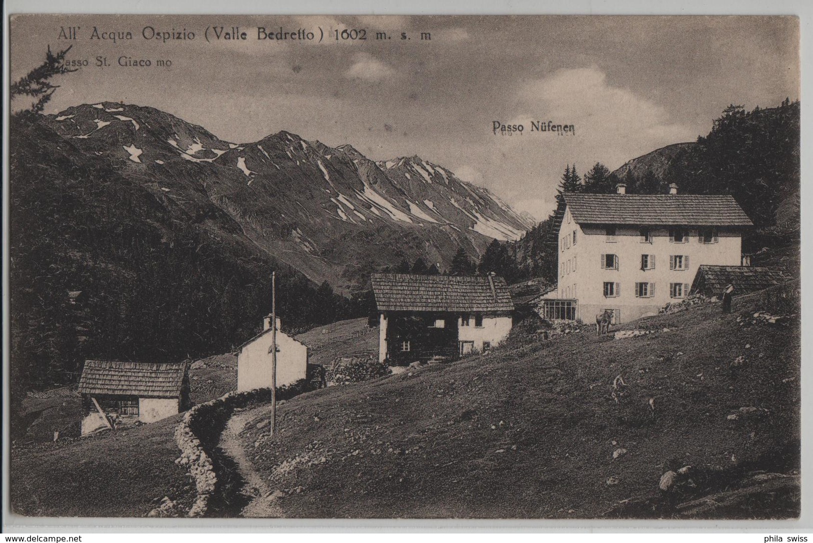 All' Acqua Ospizio (Valle Bedretto) - Passo Nüfenen - Photo: A. Borelli - Bedretto