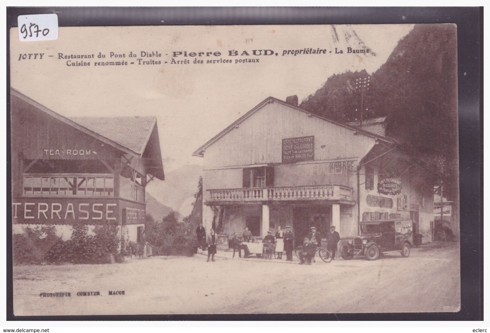 JOTTY - RESTAURANT DU PONT DU DIABLE - TB - Autres & Non Classés