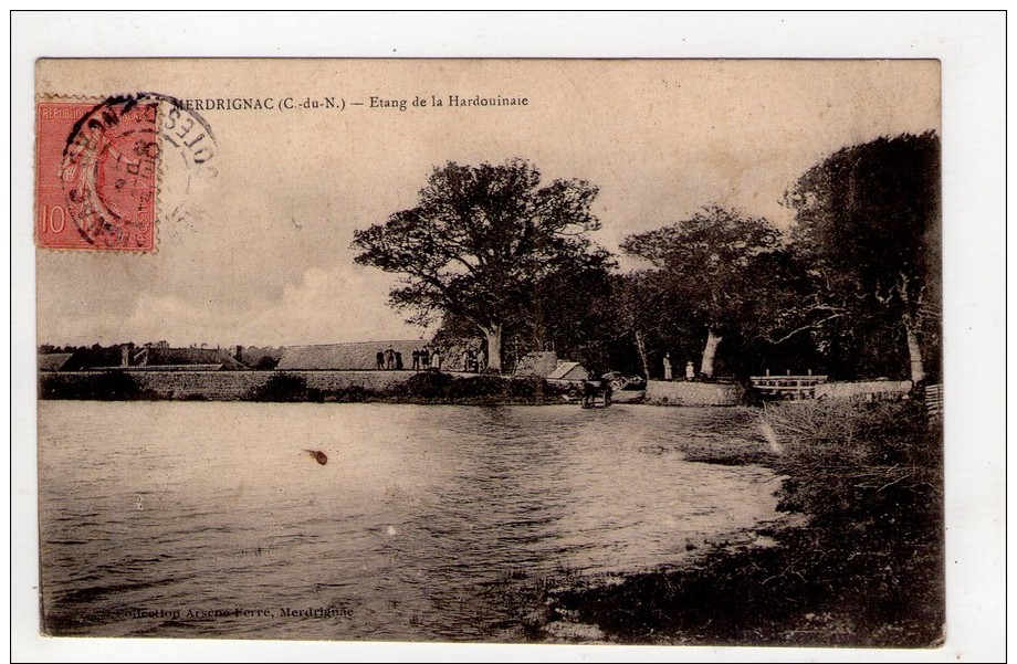 CPA-F1445-MERDRIGNAC ETANG DE LA HARDOUINAIS - Autres & Non Classés