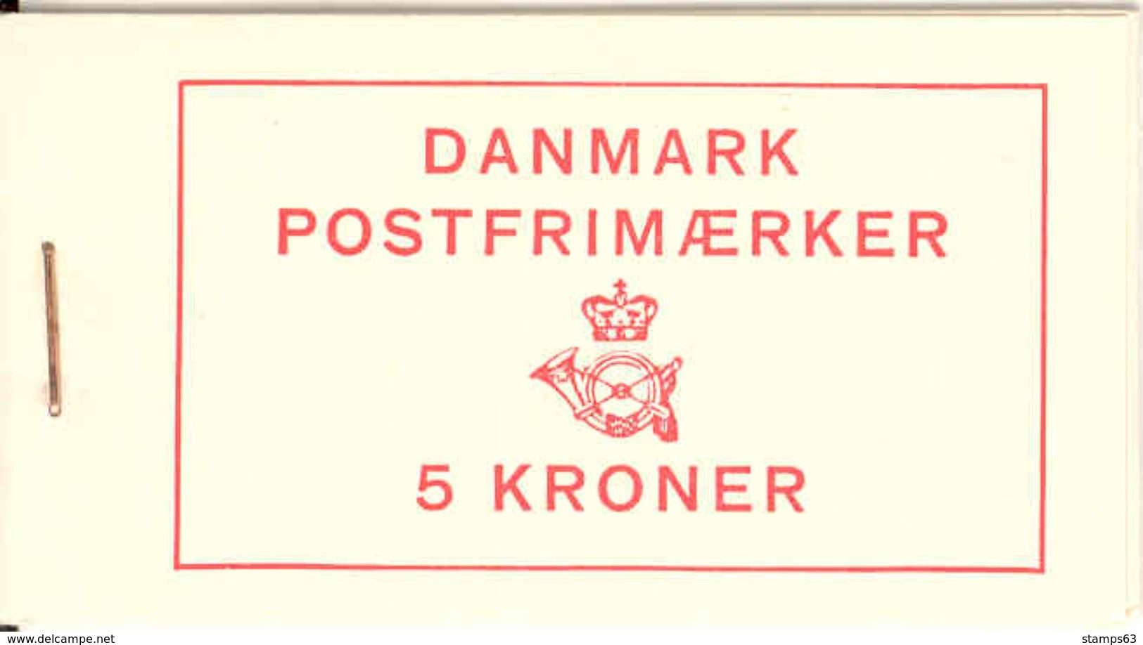 DENMARK, 1963, Facit Booklet H39, Mi 198II, 328y, 361 - Postzegelboekjes